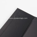 Black Cardboard Folded Paper Box with Lid